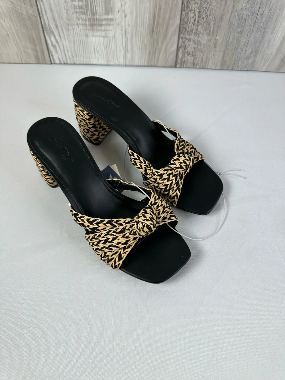 Woven Knot Slide Heels -8